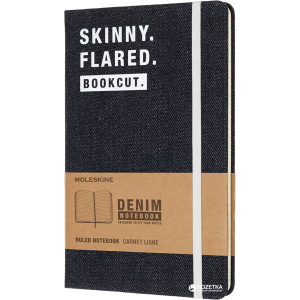 Нотатник Moleskine Denim 13 х 21 см 240 сторінок у лінійку Skinny (8058341710753) краща модель в Вінниці