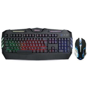 Комплект REAL-EL Gaming 9500 Kit Backlit, black лучшая модель в Виннице