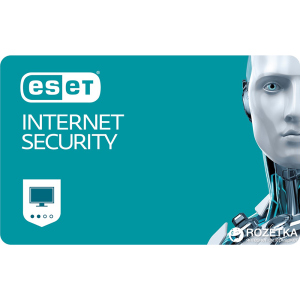 Антивірус ESET Internet Security (5 ПК) ліцензія на 12 місяців Базова /Продовження (електронний ключ у конверті) краща модель в Вінниці