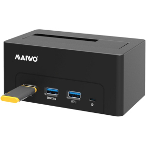 Док-станція Maiwo для HDD 2.5"/3.5" SATA/SSD + 3хUSB 3.0 (K308H) в Вінниці