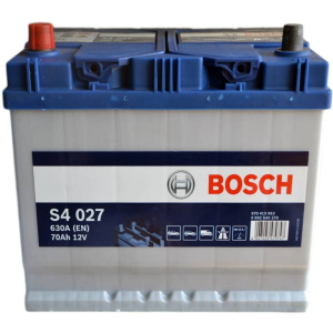 Автомобильный аккумулятор Bosch 70Аh (+/-) ASIA S4027 (630EN) (0 092 S40 270) ТОП в Виннице