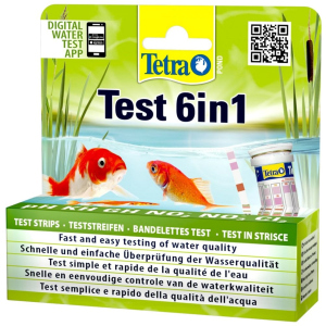 хорошая модель Набор полосок-тестов для проверки качества воды Tetra Pond Test Set 6-in-1 25 шт (4004218192713)