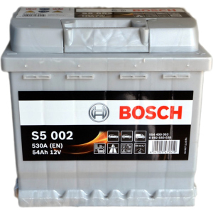 Автомобільний акумулятор Bosch 6СТ-54 (S5002) 54 Аг (-/+) Euro 530 А (0 092 S50 020) ТОП в Вінниці