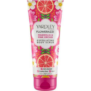 Скраб для тіла Yardley Flowerazzi Magnolia &amp; Pink Orchid Exfoliating Body Scrub 200 мл (5056179300675) в Вінниці