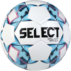 М'яч футбольний Select Brillant Replica New (318) №3 Біло-блакитний (5703543267446)