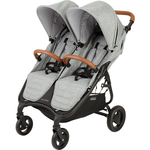 Прогулянкова коляска для двійні Valco baby Snap Duo Trend Grey Marle (9938) (9315517099388) краща модель в Вінниці