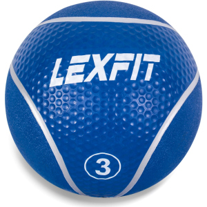 купить Медбол USA Style LEXFIT d 22 см Голубой (LMB-8017-3)