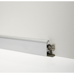 Алюмінієвий плінтус Profilpas Metal line 97 висота 40 мм анодоване срібло (Metal Line 97/4) в Вінниці