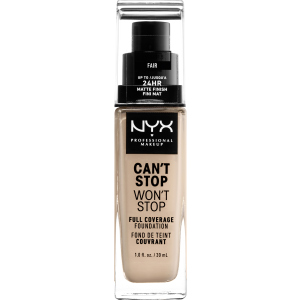 купити Рідка тональна основа NYX Professional Makeup Can`t Stop Won`t Stop 24-Hour Foundation 1.5 Fair 30 мл (800897181246)