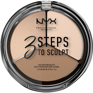 Палетка для контурирования NYX Professional Makeup 4 Steps To Sculpt 01 Fair 5 г (800897098322) рейтинг