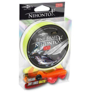 Шнур Mikado Nihonto Fine Braid 150 м 0.20 мм 16.60 кг Fluo (Z19F-020)