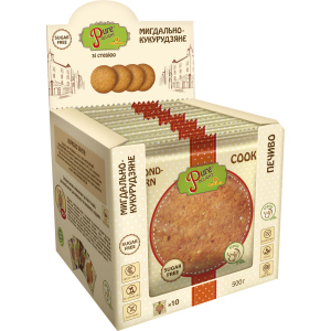 хороша модель Упаковка печива Pure Delight Американо Мигдально-кукурудзяне 50 г х 10 шт (4820158921455)