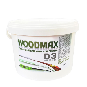 Вологостійкий клей для дерева D3 Himdecor WOODMAX 3 кг в Виннице