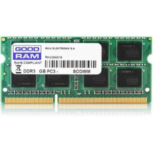 Модуль памяти GOODRAM SO-DIMM 8GB/1600 DDR3 1,35V (GR1600S3V64L11/8G) лучшая модель в Виннице