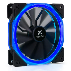 Кулер для корпусу Vinga LED fan-02 blue в Вінниці