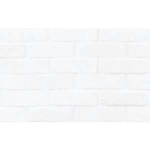 Кафель Cersanit White Bricks Structure белый 250x400 (226304) в Виннице