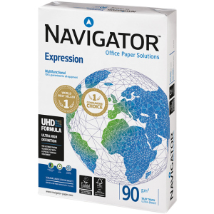 Папір Navigator Expression А4 90 г/м² клас А 500 аркушів Білий (5602024005013) краща модель в Вінниці