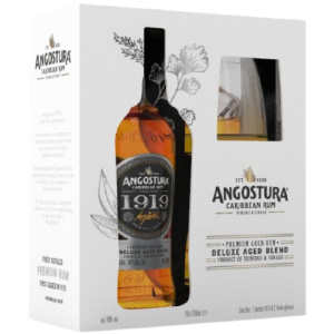 Ром Angostura 1919 0.7 л 40% в коробці + 2 склянки (0075496332904) краща модель в Вінниці