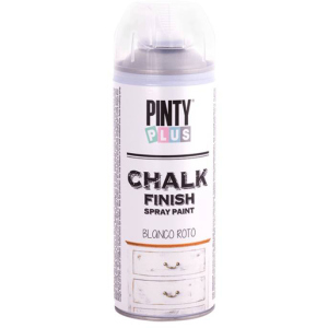 Фарба аерозоль на водній основі Pintyplus Chalk-finish Світло-сіра 400 мл (8429576230406) ТОП в Вінниці