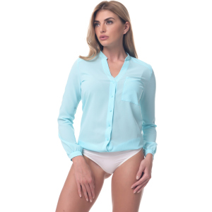 Боді-блузка AREFEVA L5248 XL (50) Turquoise (5903021543288) ТОП в Вінниці