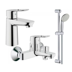 Набір змішувачів GROHE BauLoop 123214S (23337000 + 32815000 + 27598001) ТОП в Вінниці