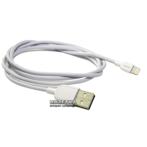 Кабель синхронизации JCPAL MFI USB to Lightning для Apple iPhone 1 м White (JCP6022) лучшая модель в Виннице