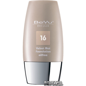 Тональний крем з матуючим ефектом BeYu Velvet Mat Foundation 30 мл 16 Porcelain Creme (4033651385161) ТОП в Вінниці