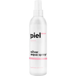 Зволожуючий спрей для обличчя для сухої та чутливої ​​шкіри Piel Silver Aqua Spray 250 мл (4823015904288) ТОП в Вінниці