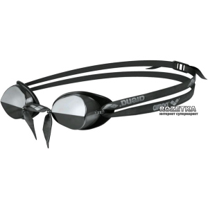 Окуляри для плавання Arena Swedix Mirror 92399-55 Black-Grey (3468334053289) краща модель в Вінниці