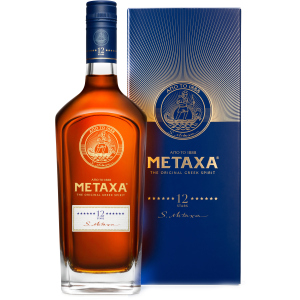 Бренди Metaxa 12 * 0.7 л 40% в подарочной упаковке (5202795150099_5202795150297) лучшая модель в Виннице