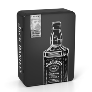 Теннессі Віскі Jack Daniel's 0.7 л 40% в металевій коробці з двома келихами (5099873045855) ТОП в Вінниці