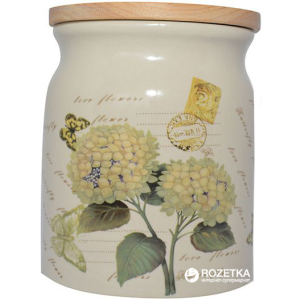 хорошая модель Банка для сыпучих продуктов Krauff Hortensie 2.5 л (24-269-048)