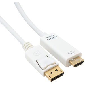 Кабель ExtraDigital DisplayPort 1.2 - HDMI 2.0 2 м (KBD1669) лучшая модель в Виннице