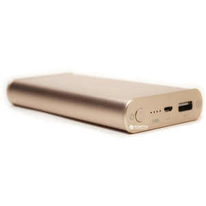 УМБ PowerPlant QC 2.0 10200 mAh Gold лучшая модель в Виннице