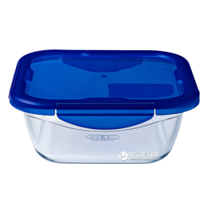 Форма для запікання квадратна Pyrex Cook&amp;Go з кришкою 21х21х8 см (286PG00)