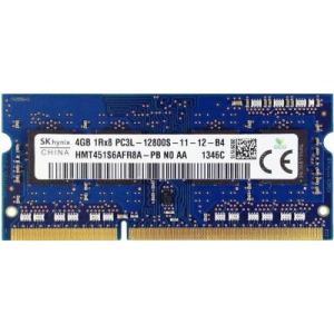 Модуль для ноутбука SoDIMM DDR3L 4GB 1600 MHz Hynix (HMT451S6AFR8A-PB)