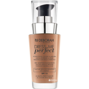 Тональна основа Deborah Dress me Perfect SPF 15 № 04 30 мл (8009518230147) ТОП в Вінниці