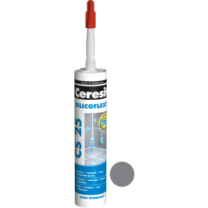 Затирка силіконовий шов Ceresit Micro Protect CS25 0.285 кг Сірий (CR1095898) краща модель в Вінниці