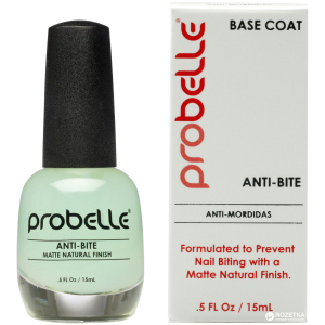 Лак против обгрызания ногтей Probelle Anti Bite Base Coat 15 мл (857188005415) ТОП в Виннице