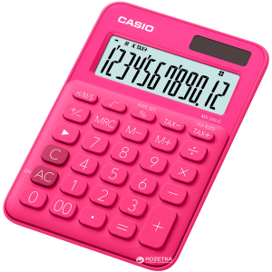 Калькулятор Casio 12 розрядний 105х149.5х22.8 (MS-20UC-RD-S-ES) в Вінниці