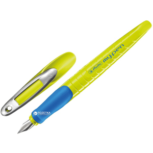 Ручка перова для правши Herlitz My.Pen Lemon-Blue Синя Лимонний корпус (10999779) в Вінниці