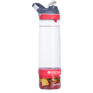 Бутылка для воды и напитков Сontigo Cortland Infuser 770 мл Прозрачная/Красная (2095014)