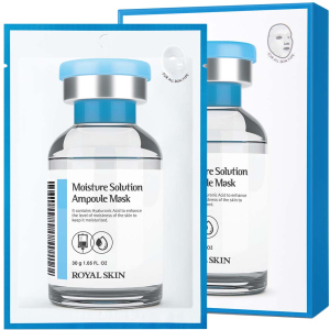 Зволожуюча маска ампульна для обличчя Royal Skin Moisture Solution Ampoule Mask 30 г х 10 шт (8807080003851) рейтинг