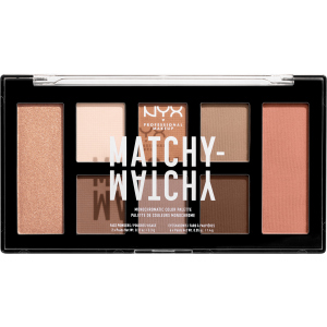 купить Палетка теней для век и пудр для лица NYX Professional Makeup Matchy Matchy 01 Taupe 14.8 г (800897197544)