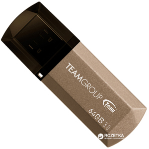 хорошая модель Team C 155 64GB USB3.0 Golden (TC155364GD01)