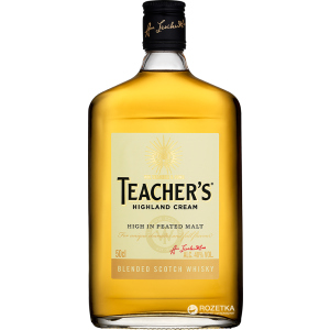 Віскі Teacher's Highland Cream 4 роки витримки 0.5 л 40% (5010093501235) краща модель в Вінниці