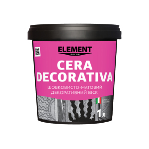 Декоративний віск CERA DECORATIVA ELEMENT DECOR 1 л ТОП в Вінниці