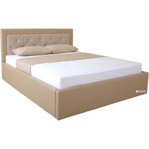 Двоспальне ліжко Eagle Irma Lift 160 x 200 Beige (E2417)