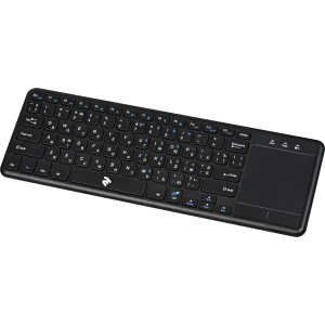 Клавіатура 2E Touch Keyboard KT100 WL Black (2E-KT100WB) в Вінниці