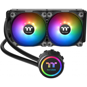 хорошая модель Система водяного охолодження ThermalTake Water 3.0 240 ARGB Sync (CL-W233-PL12SW-A)